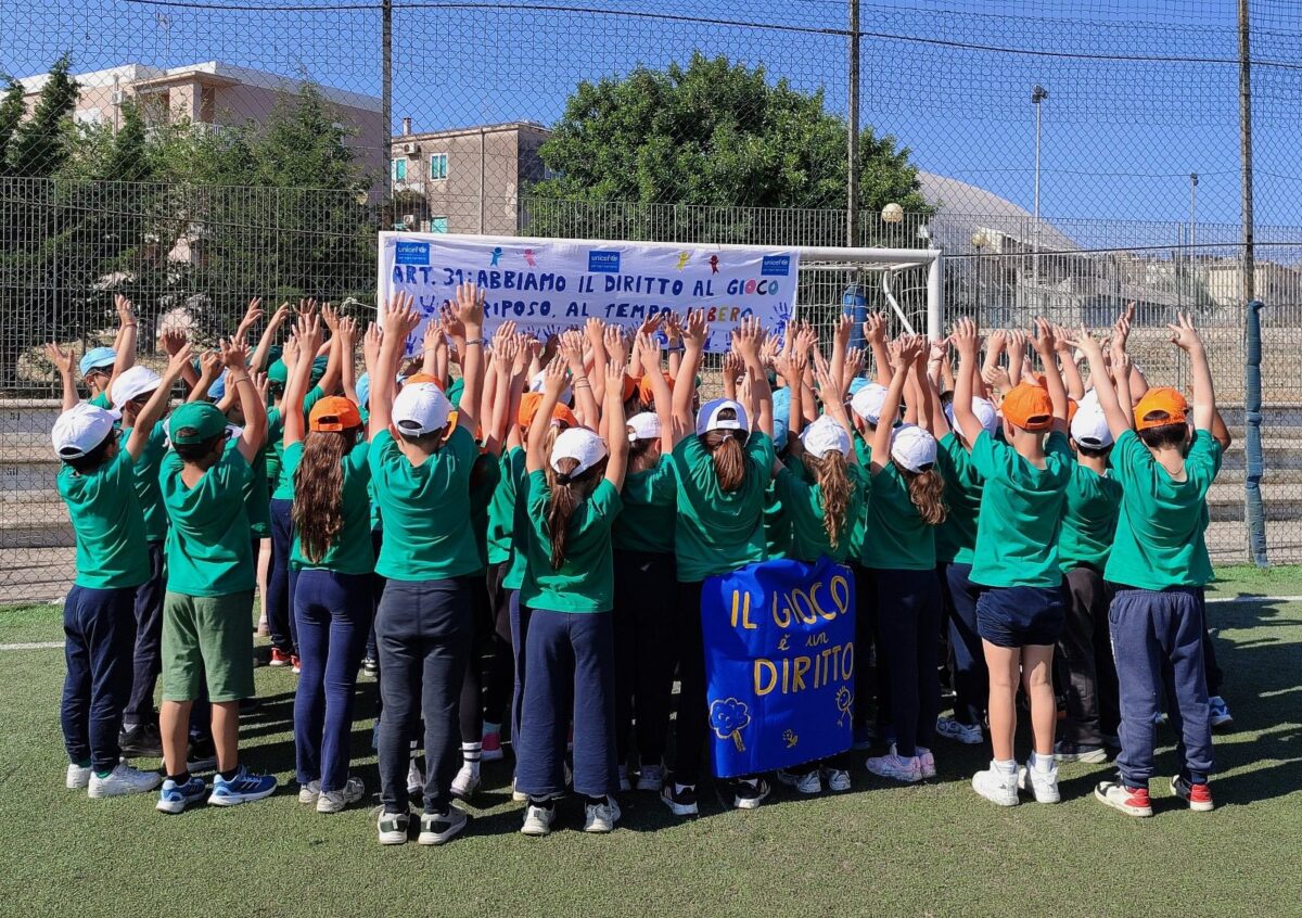 Unicef con le scuole iblee per la Giornata del Diritto al Gioco