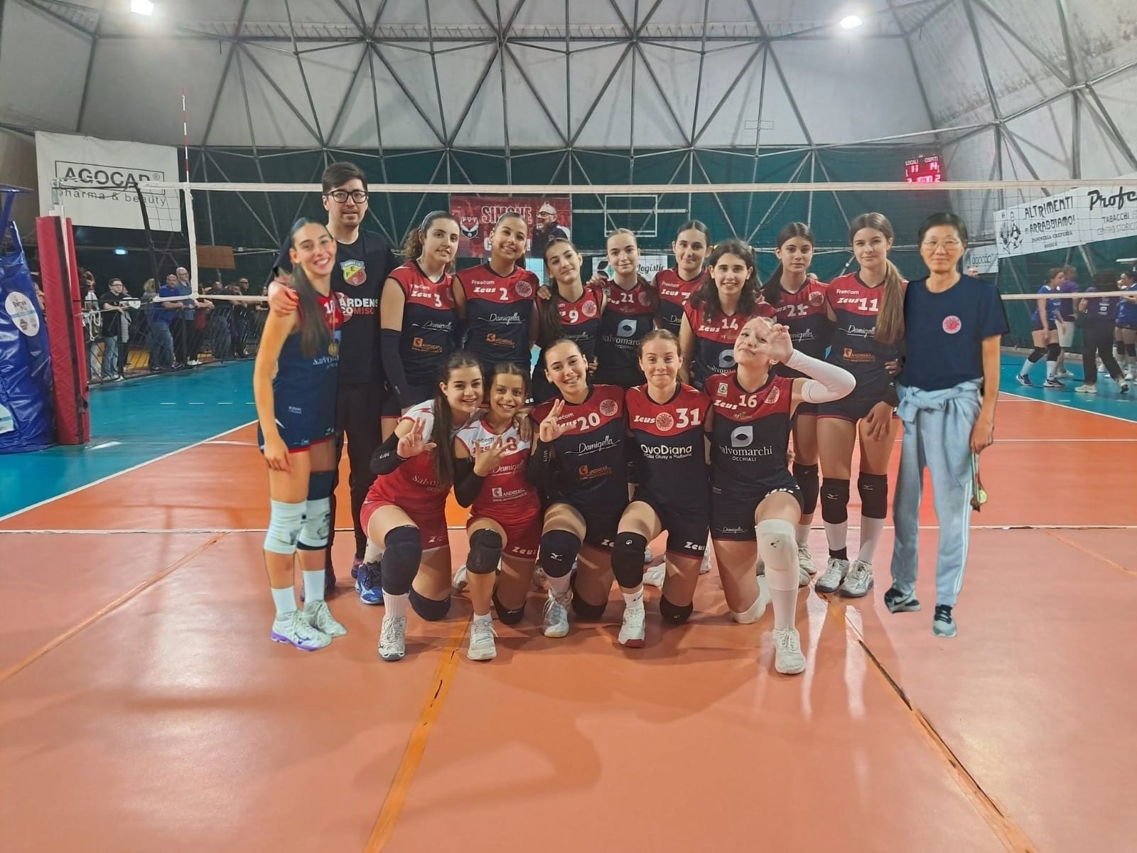 Pallavolo femminile, Seconda Divisione. L'Ardens Comiso vince il campionato con la squadra "under 16"