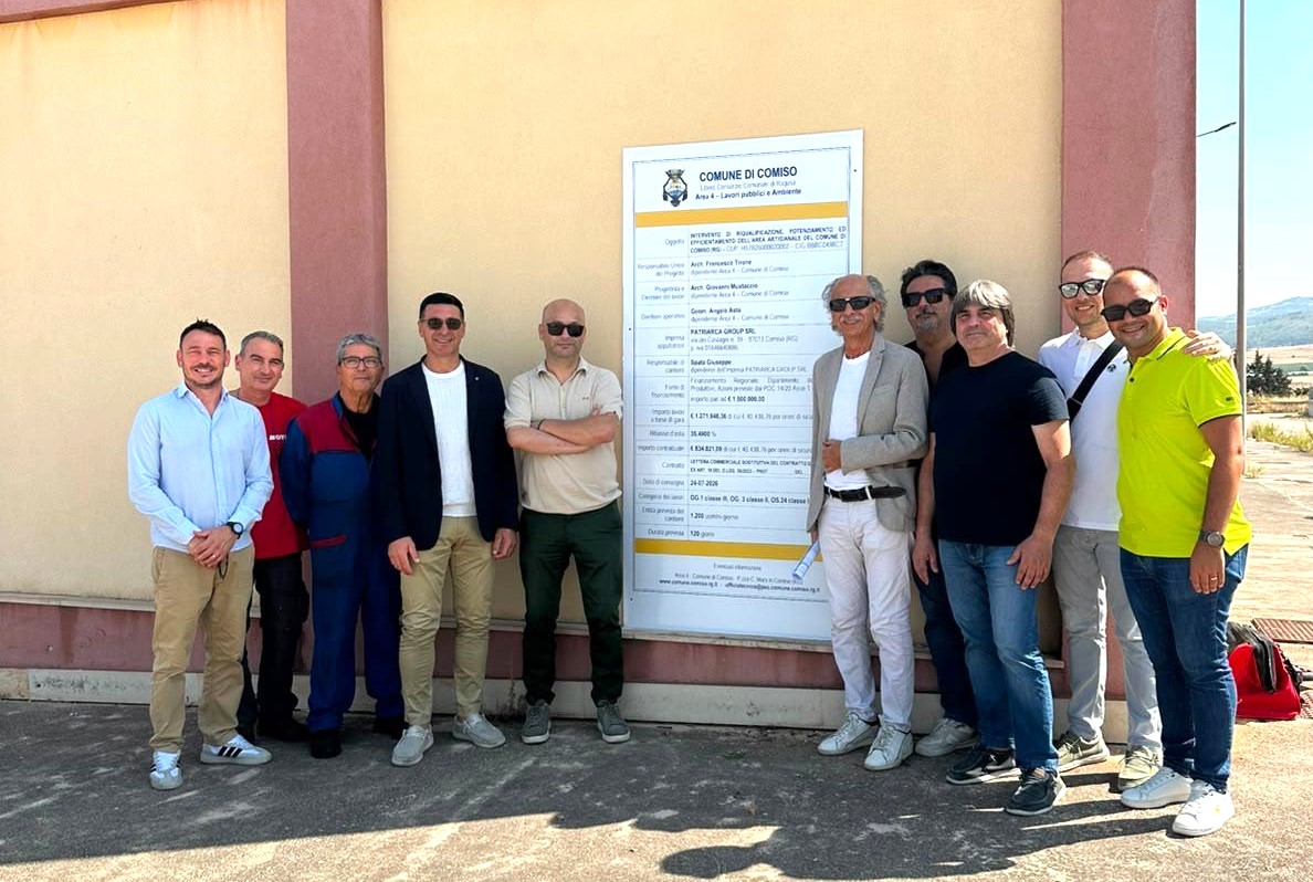A Comiso al via i lavori nella zona PIP: investimento da 1,5 milioni di euro per rilanciare l'area artigianale