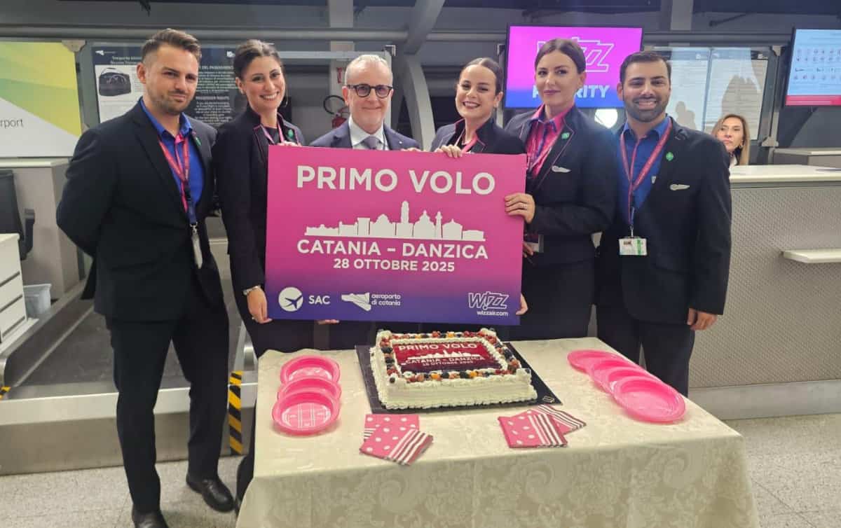 Aeroporto Catania, Wizz Air inaugura rotta Catania–Danzica da 39,99 euro - Quotidiano di Ragusa