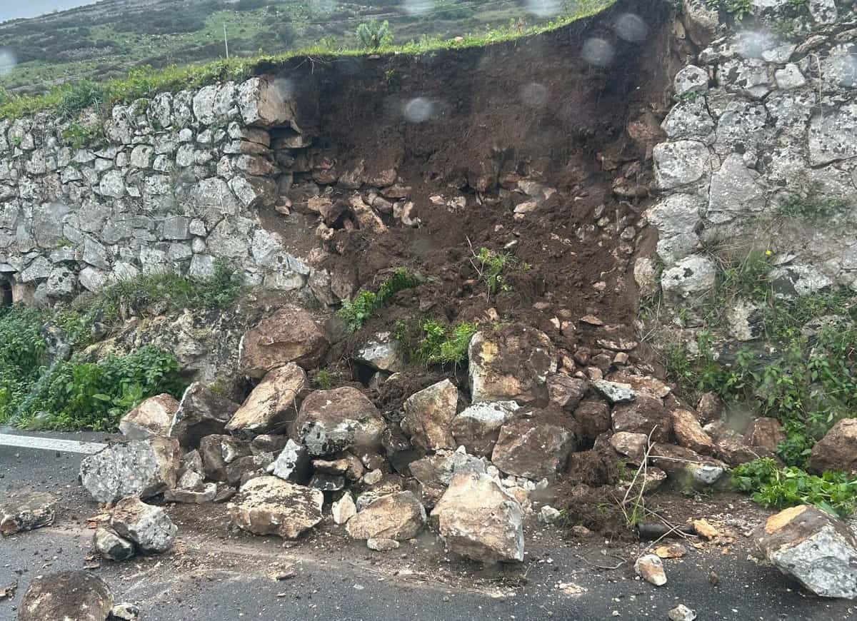 Emergenza maltempo nel Ragusano: crolla muro di contenimento sulla SS 115 - Quotidiano di Ragusa