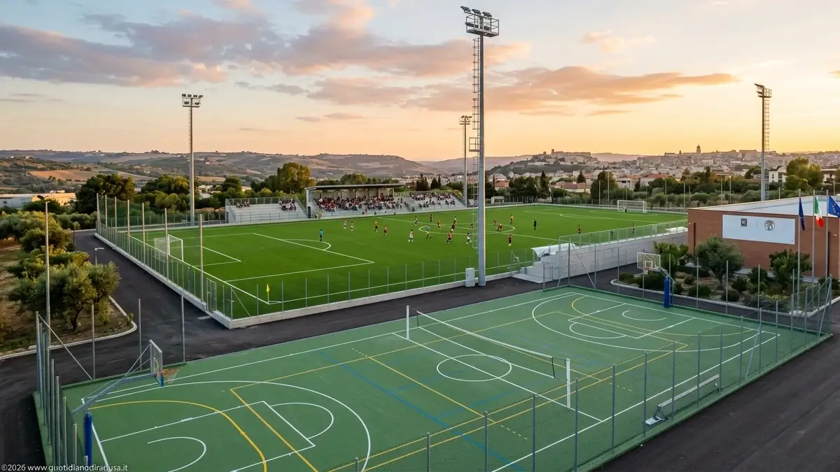 Comiso, lavori al campo sportivo Pedalino: il piano