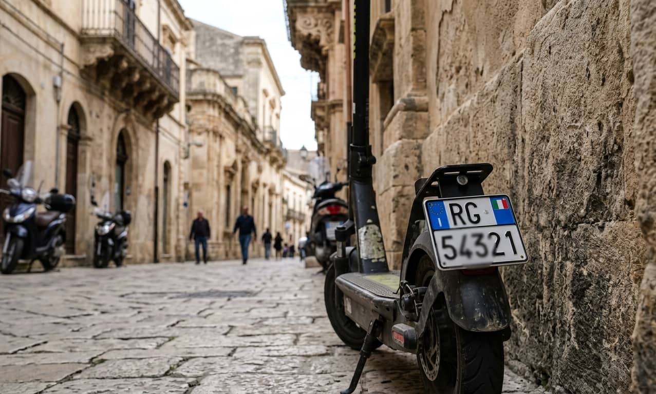 Ragusa, obbligo di targa per i monopattini elettrici