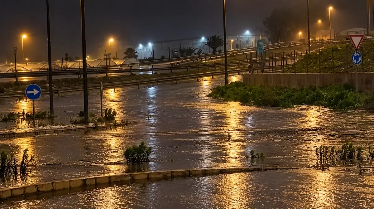 Maltempo Ragusa: allagamenti e alberi divelti dal vento