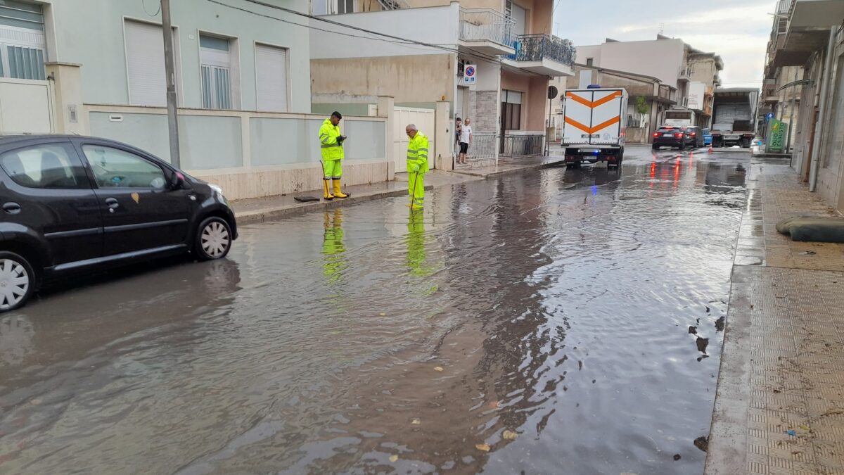 Maltempo in Sicilia, a Vittoria allagate le solite aree