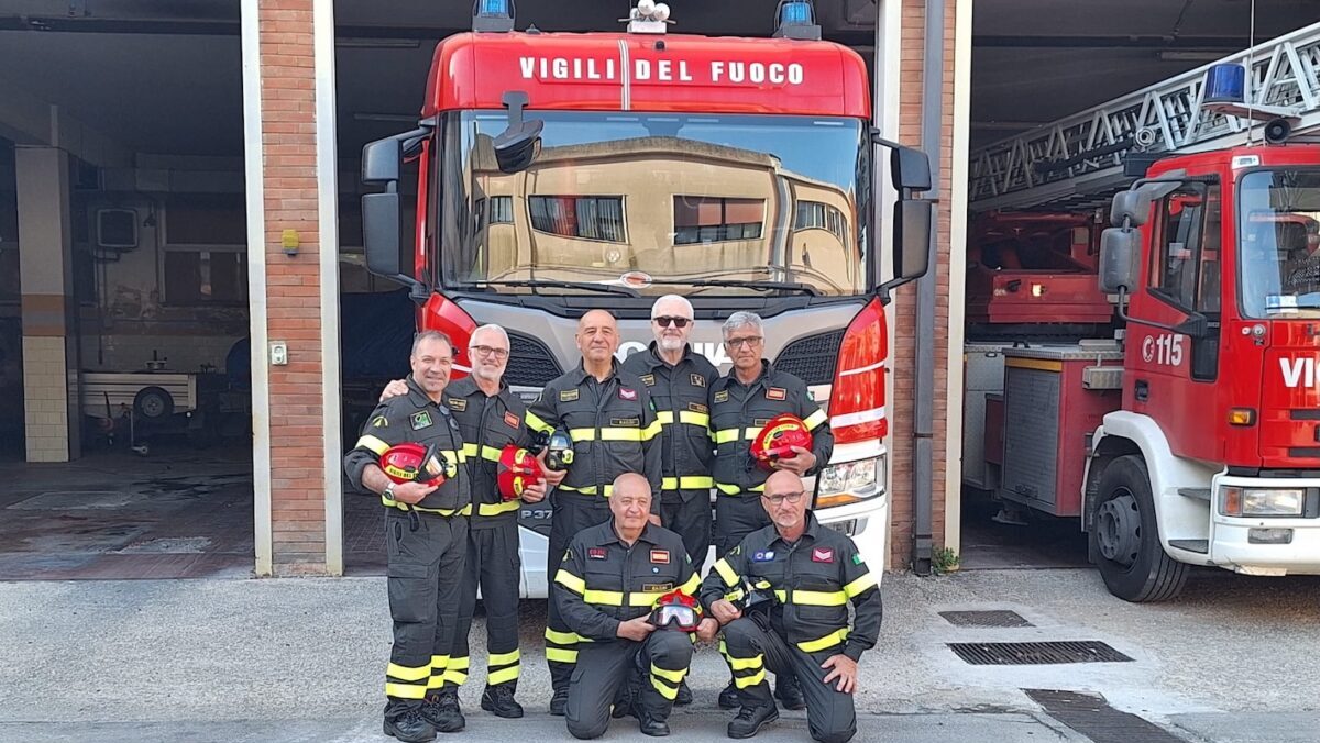 Ragusa, 7 Vigili del Fuoco in pensione dopo lunga carriera