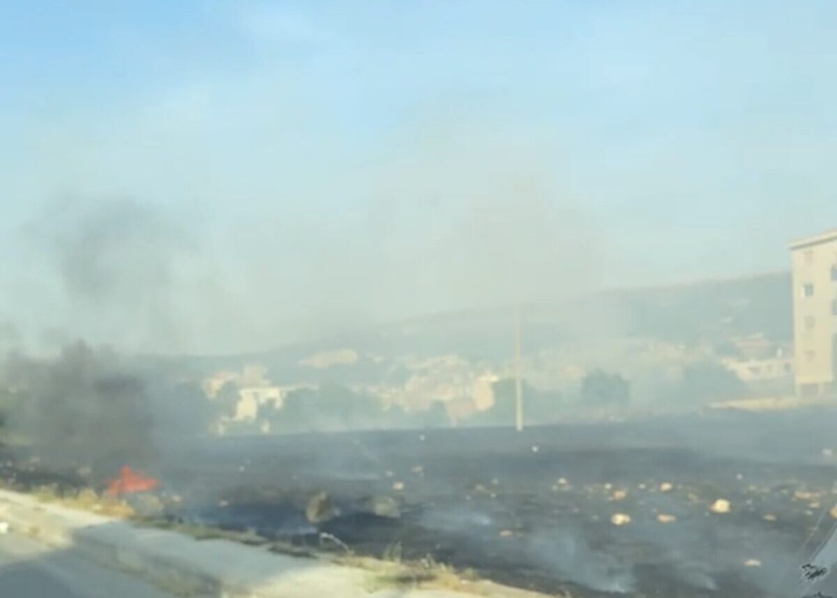Comiso, incendio di sterpaglie in via Frategianni