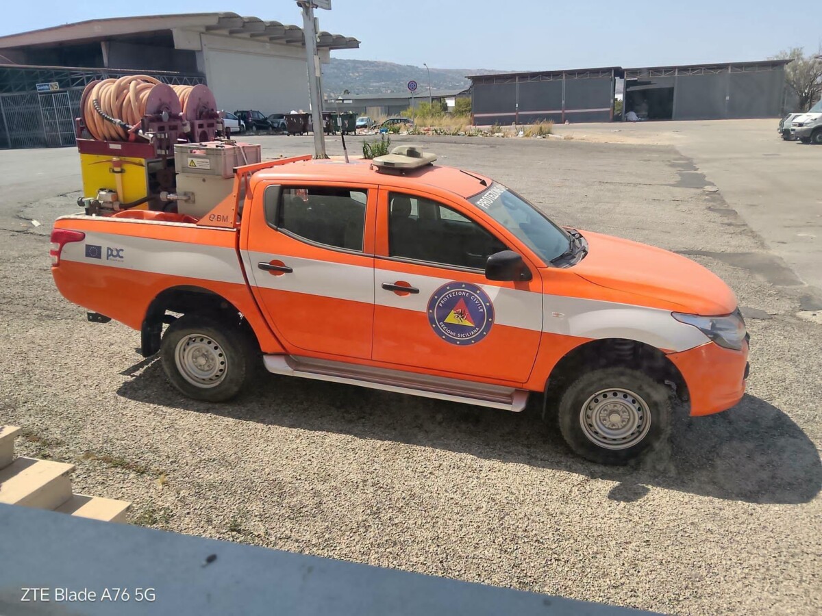 Comiso, nuovo pick-up antincendio per la Protezione Civile