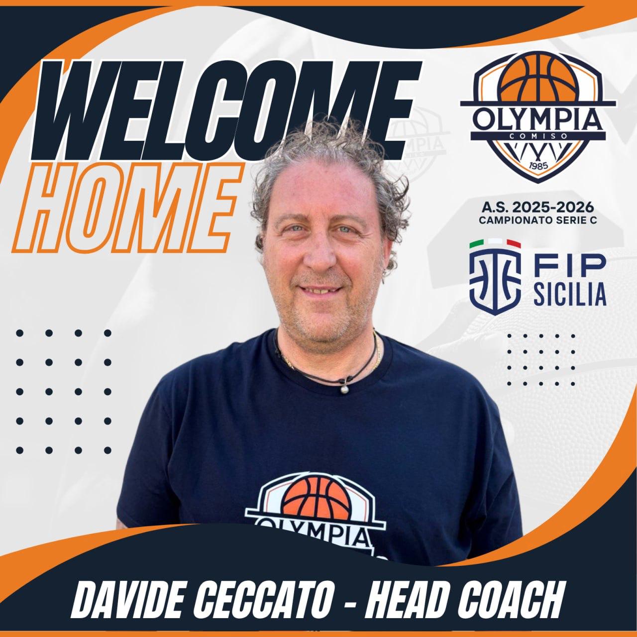 Olympia Basket Comiso: Davide Ceccato torna in panchina