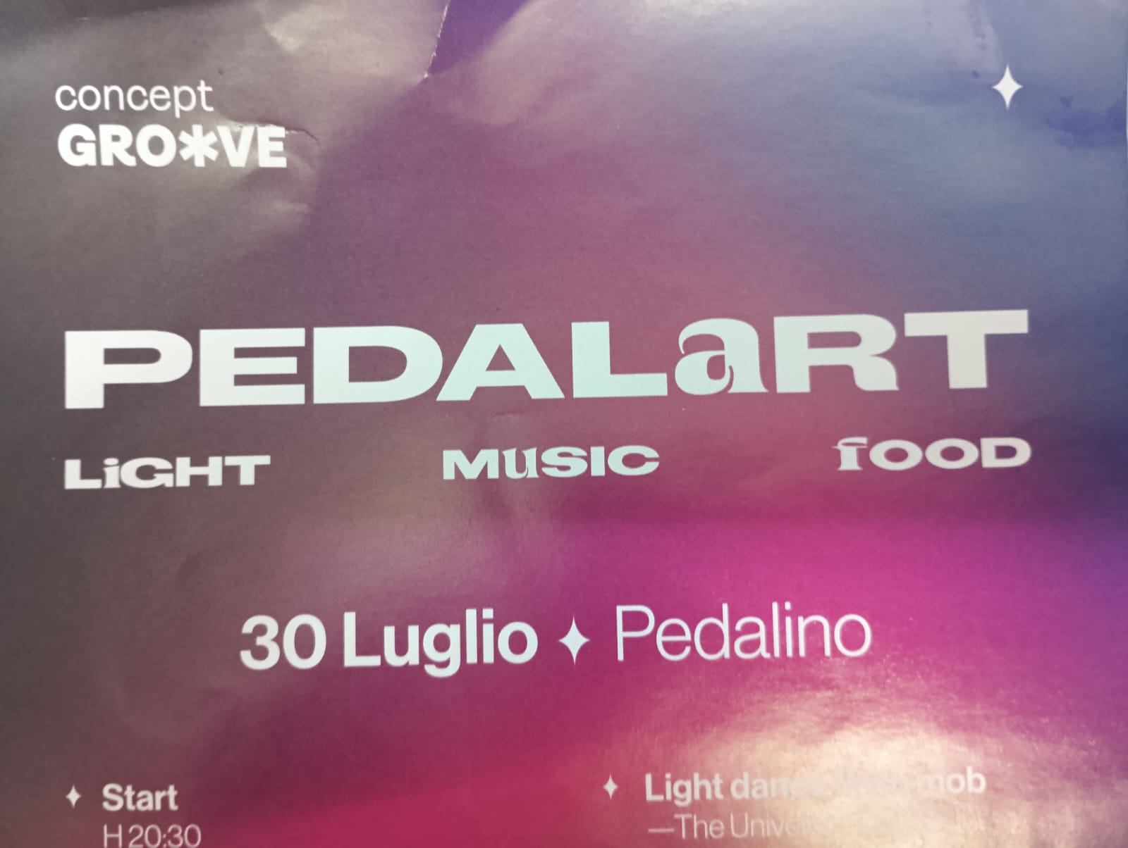 Pedalart, una serata di eventi, musica e food a Pedalino