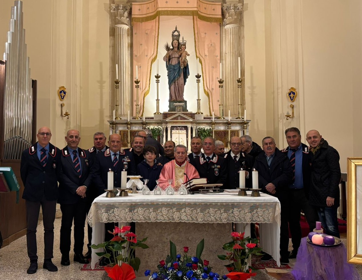 Ritrovo natalizio dei carabinieri in pensione di Comiso: il ricordo di un eroe ucciso dalla 'ndrangheta