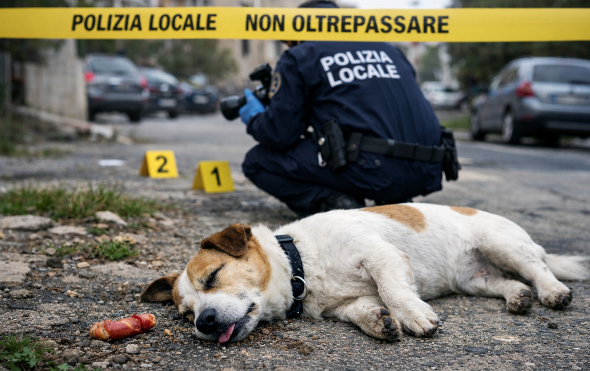 Veleno in strada a Comiso: cani uccisi e città sotto shock