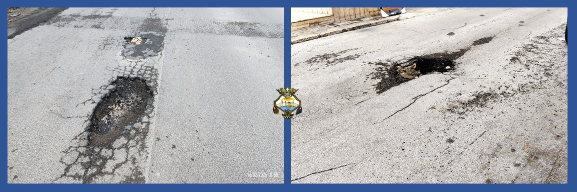 Comiso: al via il piano straordinario per riparare le strade danneggiate dalle piogge